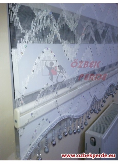 Pullu Zebra Perde  150x200